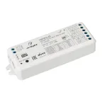                  Контроллер SMART-TUYA-BLE-MULTI-SUF (12-24V, 5x3A, RGB-MIX, 2.4G) (ARL, IP20 Пластик, 5 лет)
               