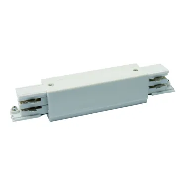 Соединитель для шинопроводов прямой внешний Трехфазный белыйUBX-A12 WHITE 1 POLYBAG