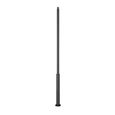 Опора освещения фланцевая OXOR-OT2-D108-L3000 (BK) (ARL, Сталь)