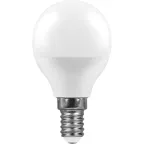 Лампа светодиодная LED 9вт Е14 дневной матовый шар