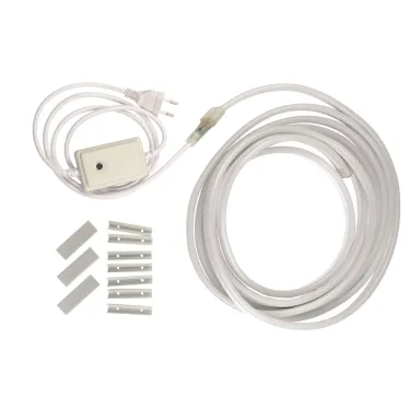 Комплект светодиодной ленты 5 м. IP67.ULS-N22 5M/RGB/1.5M IP67 RRP50C01 RGB. Cетевой шнур 1,5 м с контроллером. TM Uniel