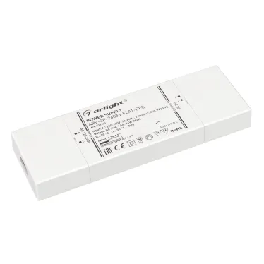 Блок питания ARV-SP-24036-FLAT-PFC (24V, 1.5A, 36W) (IP20 Пластик, 5 лет)