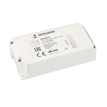 INTELLIGENT ARLIGHT Диммер TY-102-MIX-WF-SUF (12-24V, WI-FI, 433MHz, 2x3A) (INTELLIGENT ARLIGHT, IP20 Пластик, 3 года) | 032508 | Arlight