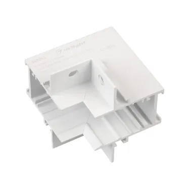Коннектор угловой MAG-CON-MINI-2538-FDW-L90-INT (WH) (ARL, IP20 металл, 5 лет)