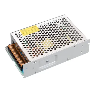 Блок питания JTS-120-24 (0-24V, 5A, 120W) (ARL, для светодиодных лент, IP20 сетка, 2 года)