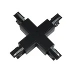 Соединитель для шинопроводов Х-образный черный UBX-A41 BLACK 1 POLYBAG