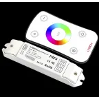                  RGB контроллер для светодиодной ленты 12-24V IP20 135x30x20 мм c пультом, 3CH 108/216W(12V/24V) (LTECH)
               
