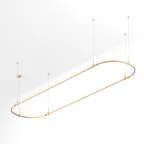 Трек ART-APRIORI-OVAL-HANG-4000x1000 (GD) (ARL, IP20 металл, 3 года)