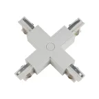 Соединитель для шинопроводов Х-образный белый UBX-A41 WHITE 1 POLYBAG