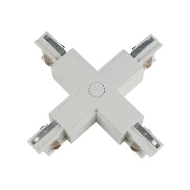 Соединитель для шинопроводов Х-образный белый UBX-A41 WHITE 1 POLYBAG
