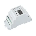                  INTELLIGENT ARLIGHT Диммер SMART-DALI-104-62-ADDR-DIM-DT6-DIN White (12-24V, 4x5A) (IARL, IP20 Пластик, 5 лет)
               