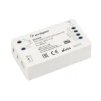                  Диммер ARL-SIRIUS-TUYA-WIFI-RGB-SUF (12-24V, 3x5A, 2.4G) (, IP20 Пластик, 3 года)
               
