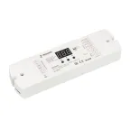                  Декодер SMART-DMX512-204-62-RGBW-RDM-SUF (12-48V, 4x350-1200mA) (IARL, IP20 Пластик, 5 лет)
               