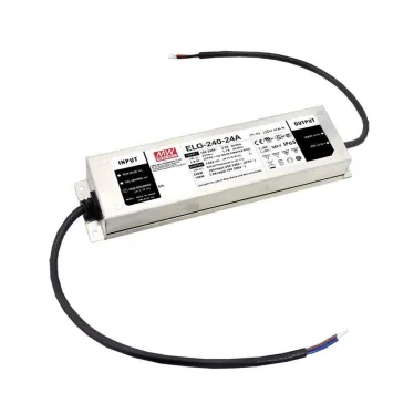 Драйвер 240Вт 24V для светодиодной ленты Meanwell ELG-240-24A IP65 244x71x37.5 мм