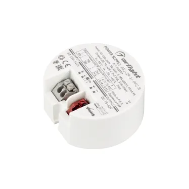 Блок Питания ARJ-SP-31-PFC-R (31W, 15-42V, 0.7-0.75A) (ARL, драйвер для светодиодов и светильников, IP20 пластик, 5 лет)