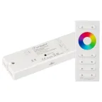                  Контроллер SR-2839W White (12-24 В,240-480 Вт,RGBW,ПДУ сенсор)) | 021096 | Arlight
               