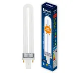 Лампа светодиодная 5 ВТ Форма PL матовая Цоколь G23 Белый свет 4000K Картон LED-PL-5W/4000K/G23/FR PLZ03WH