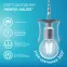 Лампа светодиодная филаментная LED 7 Вт 560 лм 4100К А60 груша нейтральный E27 AC 220В прозрачная колба Elementary Gauss