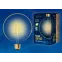 Лампа светодиодная декоративная LED 8вт 220-250В шар G125 680Лм Е27 2250К золотая колба Vintage
