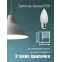 Лампа светодиодная LED 10.5Вт Свеча 220В Е27 D37х100 4500К белый 840 лм