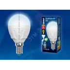 Лампа светодиодная LED 7вт 175-250В шар матовый 600Лм Е14 4000К ЯРКАЯ