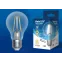 Лампа светодиодная диммируемая. Форма А, проз рачная LED-A60-10W/4000K/E27/CL/DIM GLA01TR