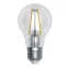 Лампа светодиодная диммируемая. Форма А, проз рачная LED-A60-10W/4000K/E27/CL/DIM GLA01TR
