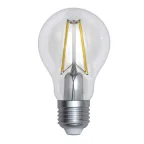 Лампа светодиодная диммируемая. Форма А, проз рачная LED-A60-10W/4000K/E27/CL/DIM GLA01TR