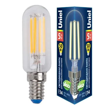 Лампа светодиодная для холодильников и вытяжки прозрачная LED-Y25-5W/3000K/E14/CL GLZ04TR Теплый (3000K) Картон