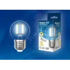 Лампа светодиодная LED 5вт 200-250В шар диммируемый 450Лм Е27 4000К Air филамент