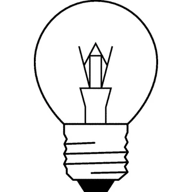 Лампа накаливания ЛОН 60Вт Е27 220В CLASSIC P CL шар | 4008321666253 | Osram
