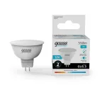 Лампа светодиодная LED 7 Вт 550 лм 4100К софит MR16 нейтральный GU5.3 AC/DC 12В низковольтная Elementary Gauss