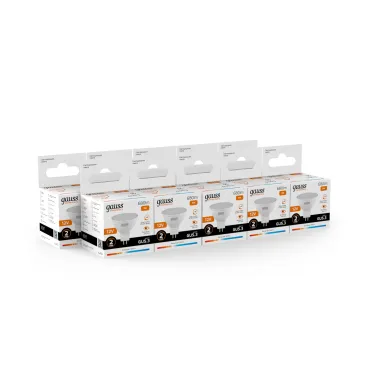 Лампа светодиодная LED 9 Вт 680 лм 3000К софит MR16 теплый GU5.3 AC/DC 12В низковольтная Elementary Gauss