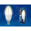 Лампа светодиодная LED 7вт 175-250В свеча матовая 600Лм Е14 3000К ЯРКАЯ