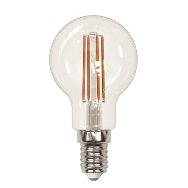 Лампа светодиодная LED-G45-13W/4000K/E14/CL PLS02WH . Форма шар, прозрачная. Sky. (4000К). Картон.