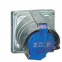 Встраиваемая розетка Hypra - IP 44 - 3К+З - 63 А - пластик | 053823 | Legrand