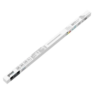 Лампа светодиодная LED 10 Вт 800 лм 6500К трубка Т8 холодный G13 AC 220В стеклянная Basic Gauss