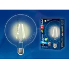 Лампа светодиодная LED 10вт 200-250В шар прозрачное 850Лм Е27 3000К Sky филамент