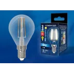 Лампа светодиодная LED-G45-9W/3000K/E14/CL PLS02WH Форма шар прозрачная Sky Теплый (3000К) Картон