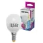 Лампа светодиодная LED 10.5Вт Шар 220В Е14 D45х82 3000К теплый 840 лм
