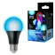 Лампа светодиодная ультрафиолетовая для дискотек LED-A60-9W/UVAD/E27/FR PLZ07BK Спектр UVA 410нм Картон