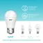 Лампа светодиодная LED 13 Вт 1200 лм 4000К шар P45 нейтральный E27 AC 220В Basic Gauss