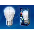Лампа светодиодная LED 7вт 175-250В шар матовый 600Лм Е27 4000К ЯРКАЯ