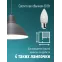 Лампа светодиодная LED 7.5Вт Свеча 220В Е27 D37х100 4500К белый 600 лм