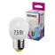 Лампа светодиодная LED 7.5Вт Шар 220В Е27 D45х82 3000К теплый 600 лм