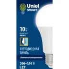 Лампа светодиодная с датчиком освещенности LED-A60-10W/4000K/E27/PS PLS10WH ФормаA матовая Белый свет (4000K)