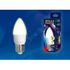 Лампа светодиодная LED 7вт 175-250В свеча матовая 600Лм Е27 3000К ЯРКАЯ