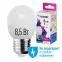 Лампа светодиодная LED 8.5Вт Шар 220В Е27 D45х82 3000К теплый 720 лм