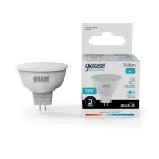 Лампа светодиодная LED 9 Вт 700 лм 4100К софит MR16 нейтральный GU5.3 AC/DC 12В низковольтная Elementary Gauss