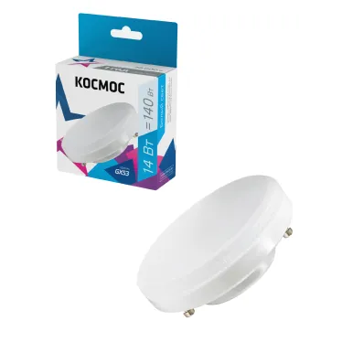 Лампа светодиодная LED 14Вт 220В GX53 4500K белый 1140 лм